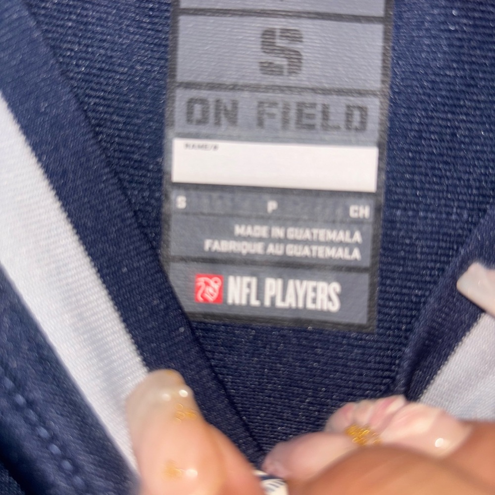 Blue Football Jersey with Number 29 - Picture 2 of 3